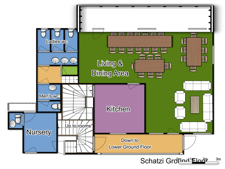 Chalet Schatzi (Family) La Rosiere Floor Plan 3